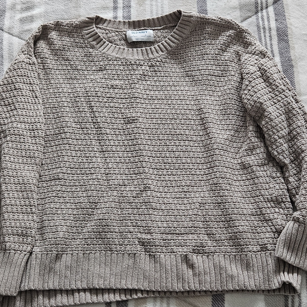 Old Navy Women's Crew Neck Sweater - Taupe